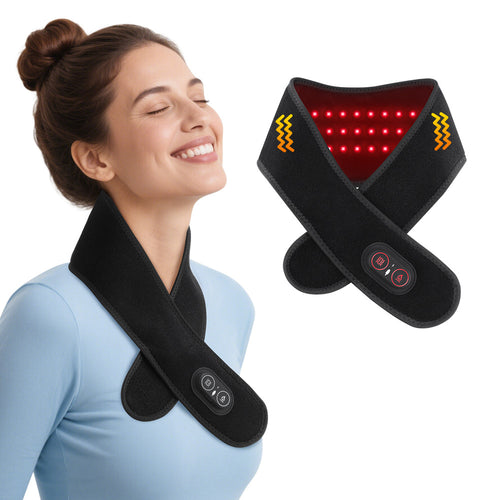 Fascia Red Light Therapy collo — luce rossa