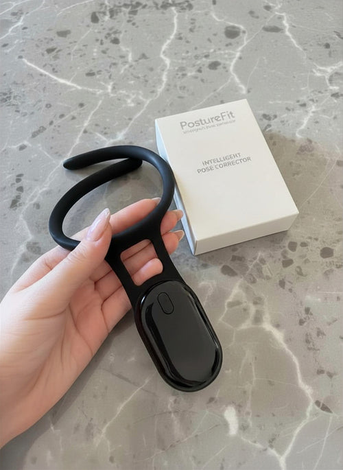 Correttore posturale PostureFit Smart indossato — vista frontale