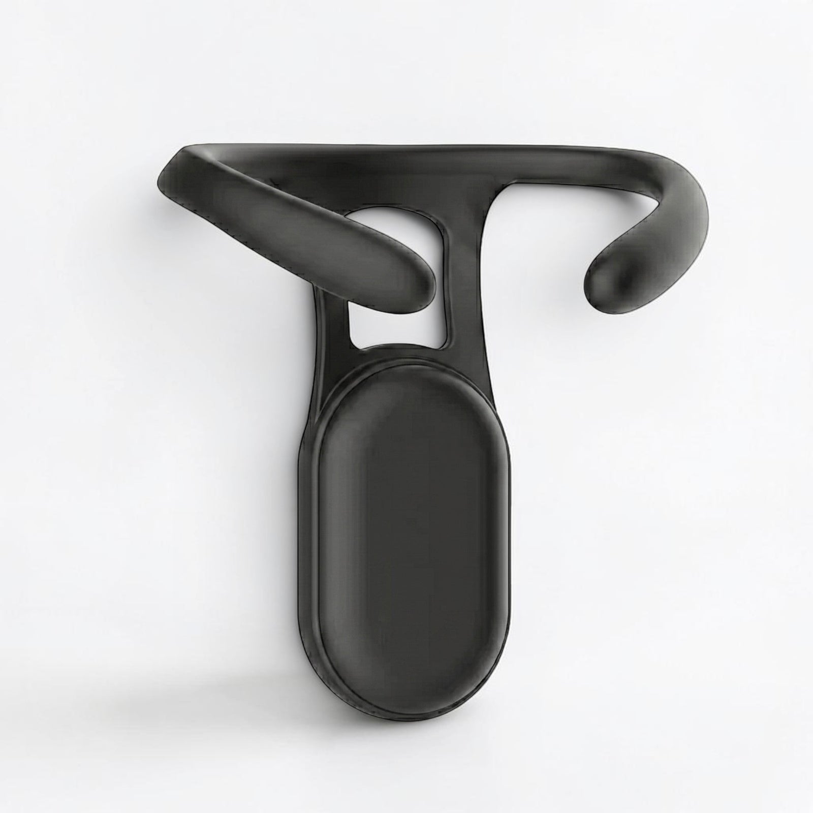 Correttore posturale intelligente PostureFit in silicone nero con sensore di vibrazione per migliorare la postura